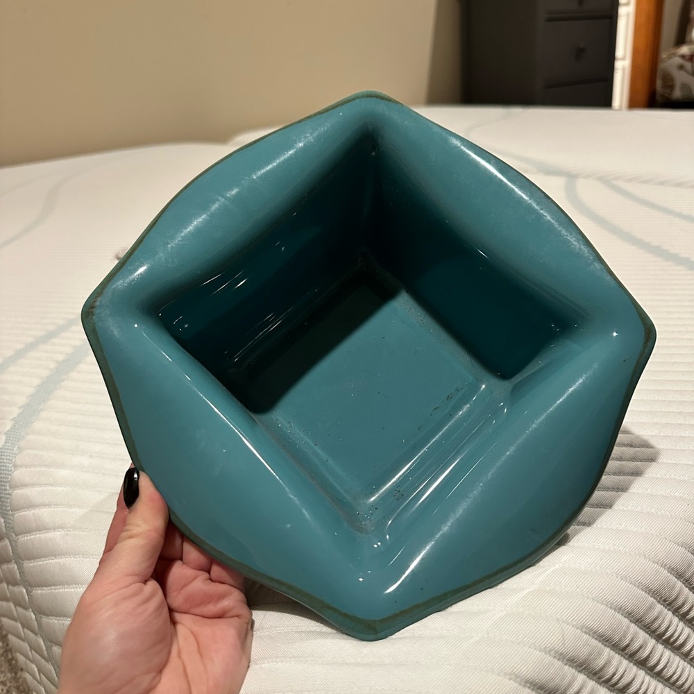 Southern Living at Home Tuscan Everyday Baker Square Baking Dish Teal Turquoise